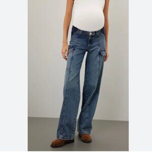 Hudson Utility Maternity Cargo Pants - Size 27